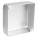 Southwire Garvin Stainless Steel 4 Square Blank Junction Box 1-1/2 Inch Deep No Knockouts (52151-BLNKSS)