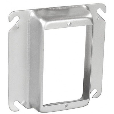 Southwire Garvin Stainless Steel 4 Square One Gang Device Ring 1 Inch Raised (52C15-SS)