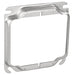 Southwire Garvin Stainless Steel 4 Square Two Gang Device Ring 1/2 Inch Raised (52C17-SS)