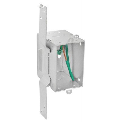 Southwire Garvin Switch Box With Flat Vertical Bracket2-3/4 Inch Deep Knockouts (4) 1/2 Inch Side (2) 1/2 Inch Bottom (G602-F)