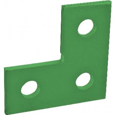 Southwire Garvin Three-Hole Flat 90 Degree Corner Plate Green (SFF50-GN)