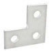 Southwire Garvin Three-Hole Flat 90 Degree Corner Plate Zinc Plated Steel (SFF50)