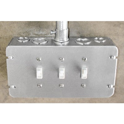 Southwire Garvin Toggle Switch Three Gang Multi-Gang Box Cover (GBTC-3)