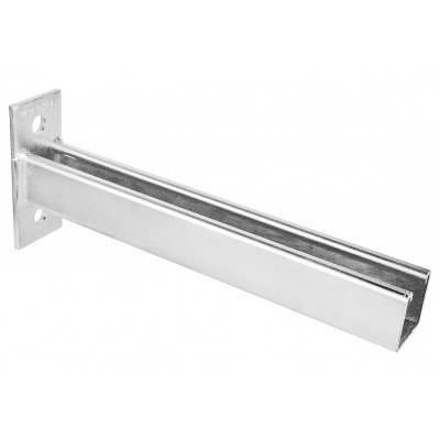 Southwire Garvin Wall Bracket Channel For 1-5/8 Inch Strut 2 Holes 12 Inch Long (SFBR40-12)