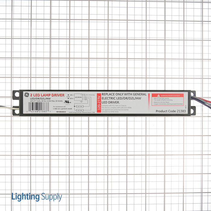 GE LED/DR/D2L/HW LumenChoice LED Tube Driver 50W 1Lm Dimmable (21383)