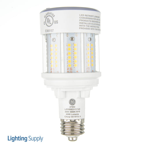 GE LED35ED17/740 LED 5000Lm 70 CRI Screw-In Medium Screw Non-Dimmable QS (27602)