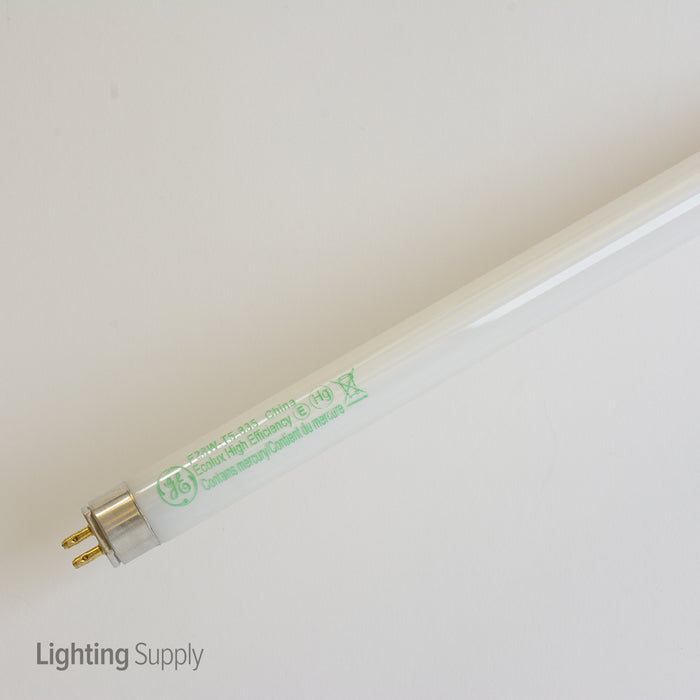 GE F28W/T5/835/ECO 28W 46 Inch T5 Linear Fluorescent 3500K 85 CRI Miniature Bi-Pin G5 Base Tube (46705)