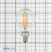 GE LED3DFGC-GC-2 G16.5 LED 3.5W 250Lm 80 CRI Candelabra E12 Dimmable (28297)