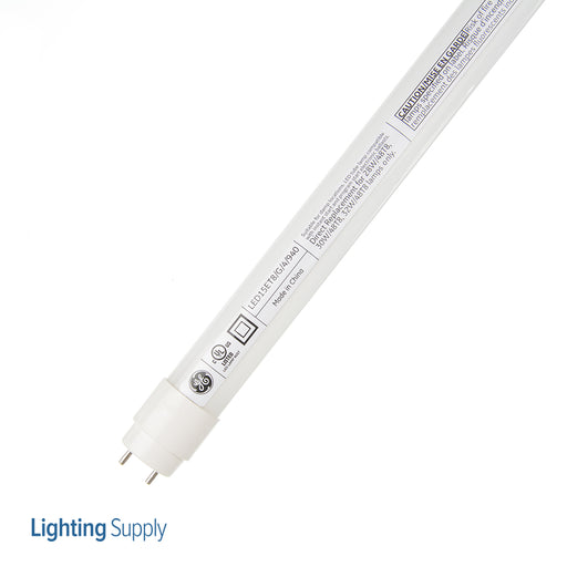 GE LED15ET8/G/4/940 48 Inch T8 LED Type A 15W 2200Lm 90 CRI G13 Base Non-Dimmable (34313)