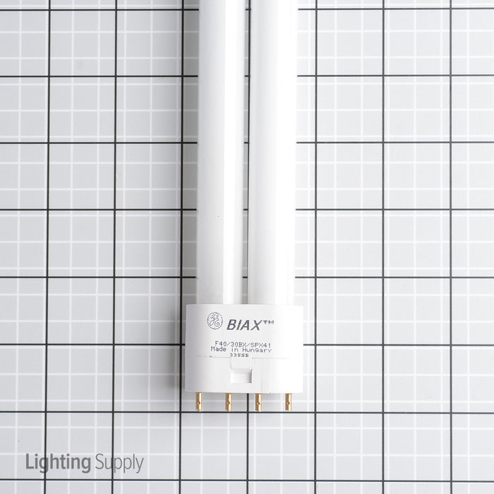 GE F40/30BX/SPX41 40W T5 Twin Tube Compact Fluorescent 4100K 82 CRI 4-Pin QS 2G11 Plug-In Base Bulb QS (16954)