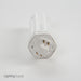 GE F42TBX/827/A/ECO 42W T4 Triple Tube Compact Fluorescent 2700K 82 CRI 4-Pin GX24Q-4 Plug-In Base Bulb (97633)