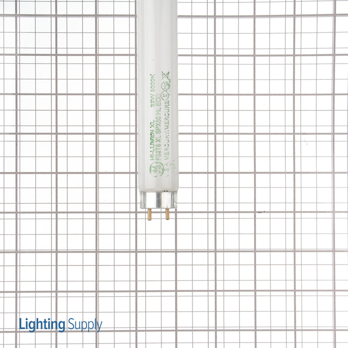 GE F32T8XLSPX50HLEC 48 Inch 32W T8 Linear Fluorescent Pin/Plug-In Medium Bi-Pin G13 Base 5000K 2850Lm (42556)