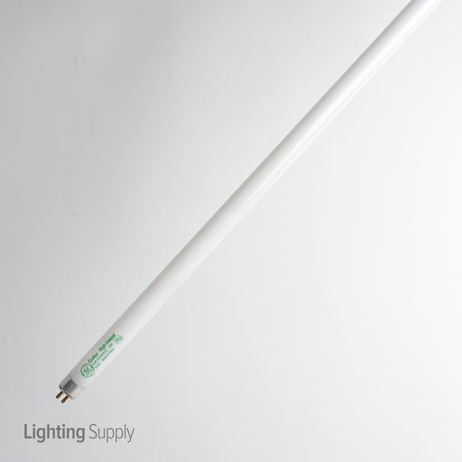 GE 54W 46 Inch T5 Linear Fluorescent 3500K 85 CRI Miniature Bi-Pin G5 Base Shatter Resistant Coated High Output Tube (F54T5/835/SRC)