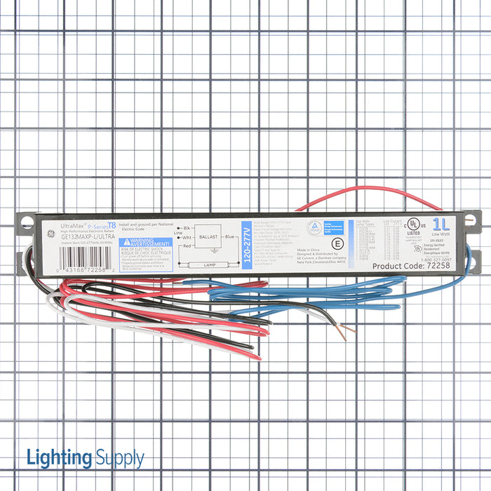 GE GE132MAXPL/ULTRA Linear Fluorescent Low High Efficiency Multivolt Instant Start (72258)