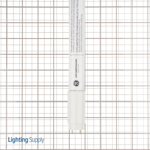 GE LED13ABT8/G4/840 LED 4 Foot Type A And Type B Dual-Mode Glass Tube 13W 1950Lm 4000K 80 CRI 120/277V (93138429)