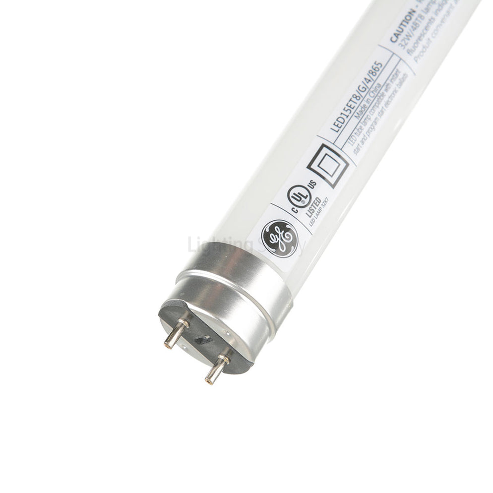 GE 35798 LED15ET8/G/4/865 48 Inch LED Type A T8 Glass Tube 15W G13