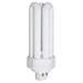 GE F42TBX/827/A/ECO 42W T4 Triple Tube Compact Fluorescent 2700K 82 CRI 4-Pin GX24Q-4 Plug-In Base Bulb (97633)