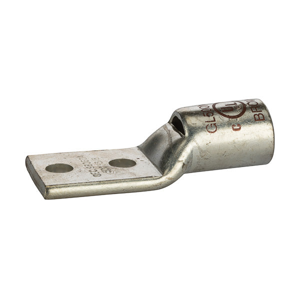 NSI GL500N-38 500 MCM Copper Compression Lug 3/8 Bolt Size 2 Hole ...