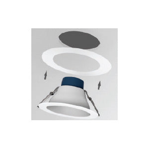 ATLAS 8 Inch White Goof Ring (CDL8GRW)