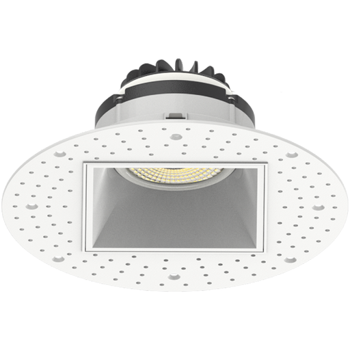 RAB Gimbal Trimless LED Downlight 3 Inch Square 9W 600Lm 90 CRI CCT Selectable 2700K/3000K/3500K/4000K/5000K 38 Degree Beam Angle Triac Dimming White (GR3STL)