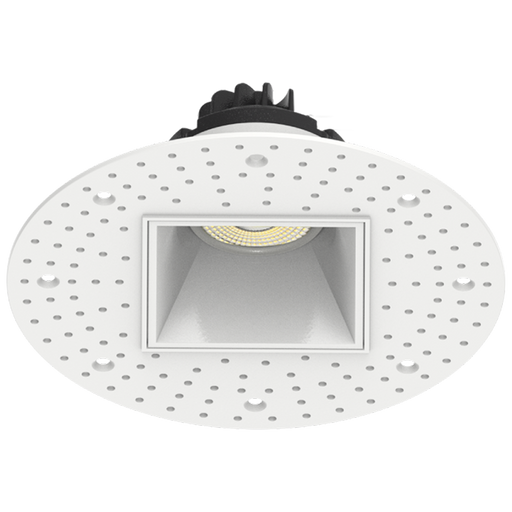 RAB Gimbal Trimless LED Downlight 4 Inch Square 15W 1000Lm 90 CRI CCT Selectable 2700K/3000K/3500K/4000K/5000K 38 Degree Beam Angle Triac Dimming White (GR4STL)
