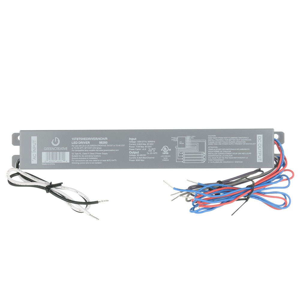 Green Creative 98260 15T8T5HEDRIVER/4CH 4 Channel External Driver ...