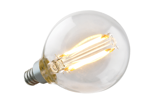 Green Creative 3.8FG16.5DIM/927/R Wet Location Rated G16.5 E12 3.8W T20 Filament High CRI 92 120V Dimmable Clear (36067)