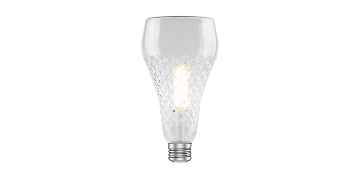 Green Creative 6.5FC35DIM/920 Decorator Large Size Crystal 6.5W 2000K Clear High 92 CRI And Wet Location Rated 120V Dimmable (37104)