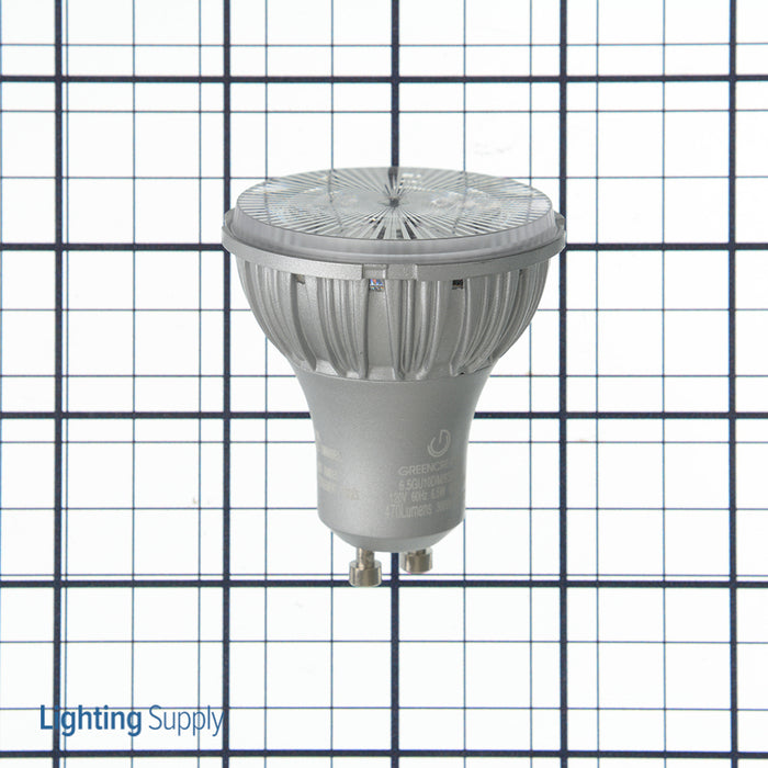 Green Creative 6.5GU10DIM/930SP10 MR16 GU10 Base 6.5W JA8 / T20 High CRI 95 3000K 470Lm 120V Dimmable (37009)