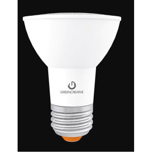 Green Creative 6.5PAR20DIM/930NF25 PAR20 E26 6.5W Refine Series High CRI 95 120V Dimmable 3000K (34894)