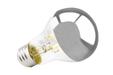 Green Creative 7.5FA19DIM/827/SB/R Wet Location Rated A19 E26 7.5W Filament Silver Bowl 120V Dimmable Clear (36085)