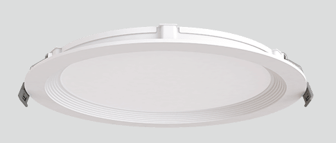 Green Creative MFR8/9CCT5S/DUALDIM 8 Inch Multifit Round Slim Downlight CCT Selectable 2700K/3000K/3500K/4000K/5000K 120-277V DualDim Triac/ELV At 120V/0-10V (37001)