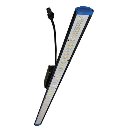 Growlite LED Light Bar Custom Blue Veg Spectrum V1 90W 1-10V Between 120-277Vac Input/Black Extrusion Blue End Caps/Driver Connectors 120Vac Straight Blade Line Cord (AG90-B-001)