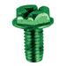 NSI Combination Slotted Hex Screw-100 Per Pack (GSC)