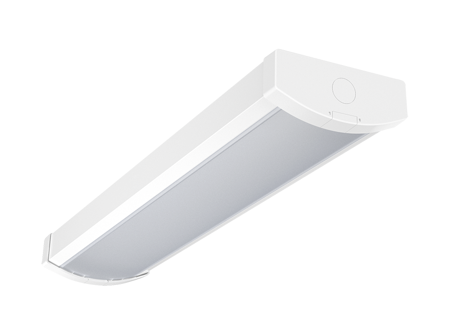 RAB GUS17 2 Foot Wrap Fixture 25W/20W/15W 5000K/4000K/3500K MVS Sensor White (GUS17-2/MVS)