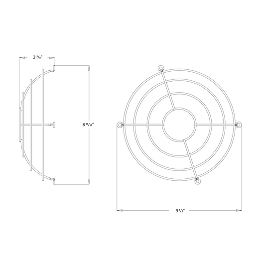 RAB H15B Wire Guard Black (H15B-WG)