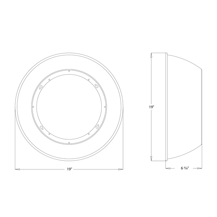 RAB H15XL Reflector Aluminum (H15XL-RAL)