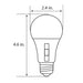 Feit Electric [200W Equivalent] A21 CCT Selectable 2700K/4000K/5000K LED Bulb (OM200/3CCT/LEDI)