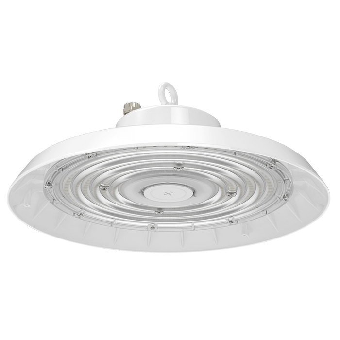 RAB LED UFO High Bay Wattage/CCT Selectable 150W/120W/100W 3000K/4000K/5000K 60/90/105 Degree 120-277V Adjustable Beam White (H22)