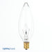 Halco CTC25 25W Incandescent B10 130V Candelabra E12 Base Dimmable Clear Bulb (1003)