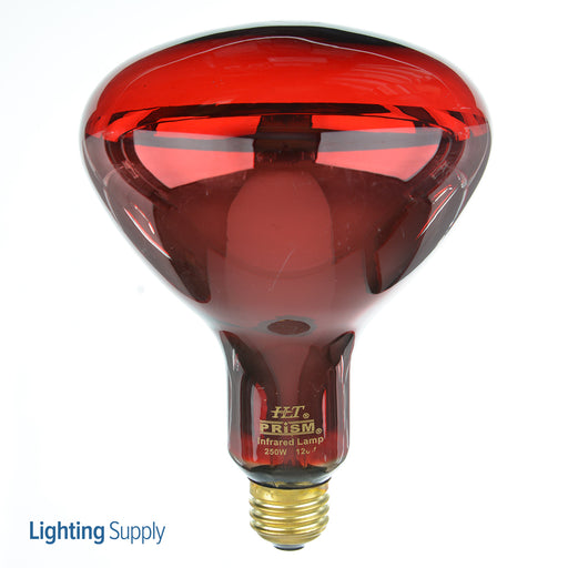 Halco R40RED250/10 250W Incandescent R40 120V Medium E26 Base Dimmable Red Bulb (104044)