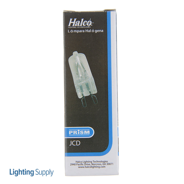 Halco JCD40/G9 40W Halogen T4 2750K 120V 99 CRI Bi-Pin G9 Double Loop Dimmable Clear Bulb (107906)