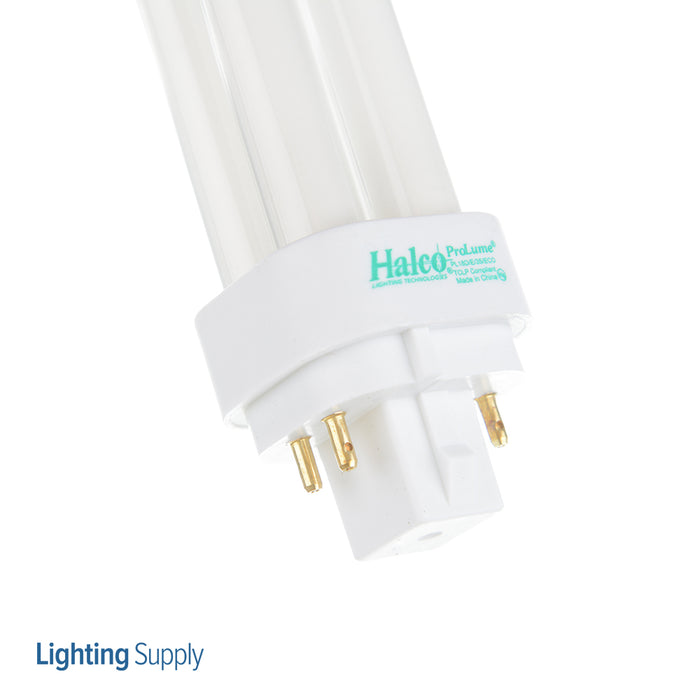 Halco PL18D/E/35/ECO Compact Fluorescent 18W 120V 3500K 1200Lm G24Q-2 Base Dimmable Double Tube Prolume Bulb (109012)