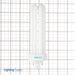 Halco PL42T/E/50/ECO Compact Fluorescent 42W 120V 5000K 3200Lm 4-Pin GX24Q-4 Plug-In Base Dimmable Triple Tube 4-Pin Prolume Bulb (109072)