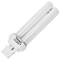 Halco PL22D/28 Compact Fluorescent 22W 120V 2800K 1200Lm GX32D-2 Base Double Tube Prolume Bulb (109862)