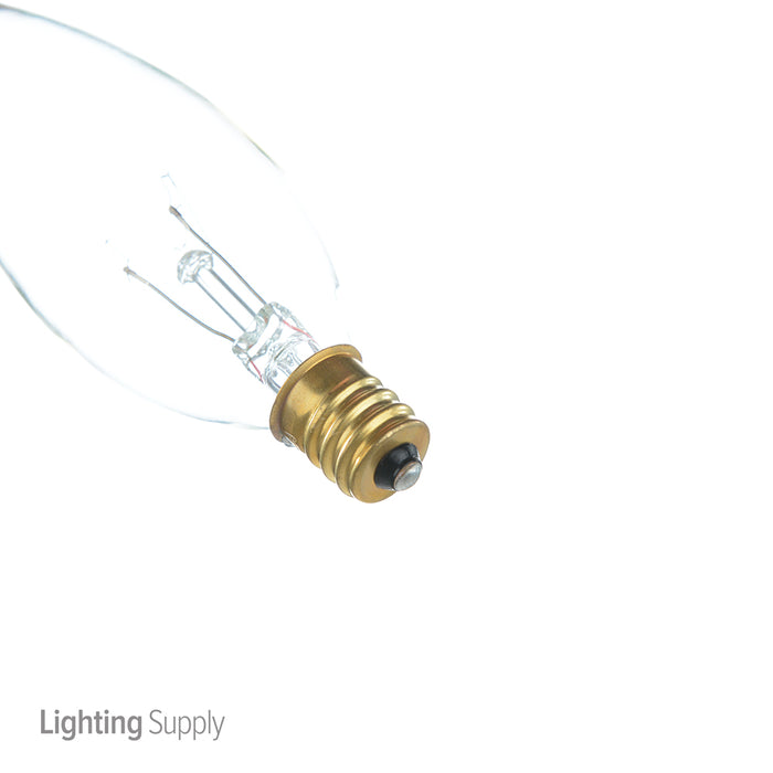 Halco CFC15 15W Incandescent CA10 130V Candelabra E12 Base Dimmable Clear Bulb (2001)