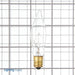 Halco CFTC7.5 7.5W Incandescent CA5 130V Candelabra E12 Base Dimmable Clear Bulb (2005)