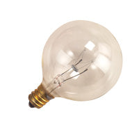 Halco G16CL25 25W Incandescent G16 130V Candelabra E12 Base Dimmable Clear Bulb (4002)