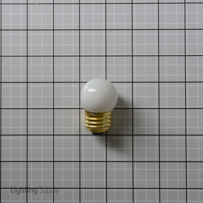 Halco S11WH7.5C 7.5W Incandescent S11 130V Medium E26 Base Dimmable Ceramic White Bulb (7020)