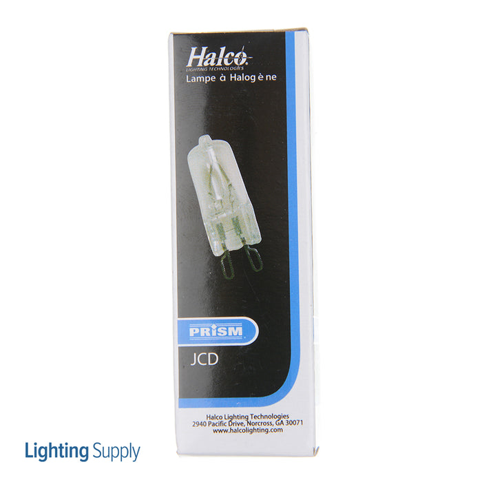 Halco JCD60/G9 60W Halogen T4 2950K 130V 99 CRI Bi-Pin G9 Double Loop Dimmable Clear Bulb (71002)